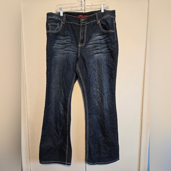 Vigold Denim - VIGOLD Boot Cut Dark Blue Jeans‎